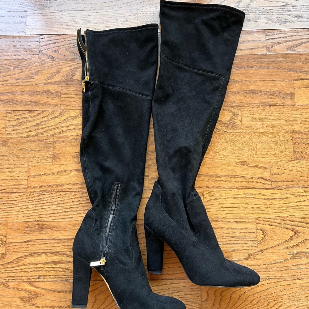 Ivanka Trump Black Knee-High Boots